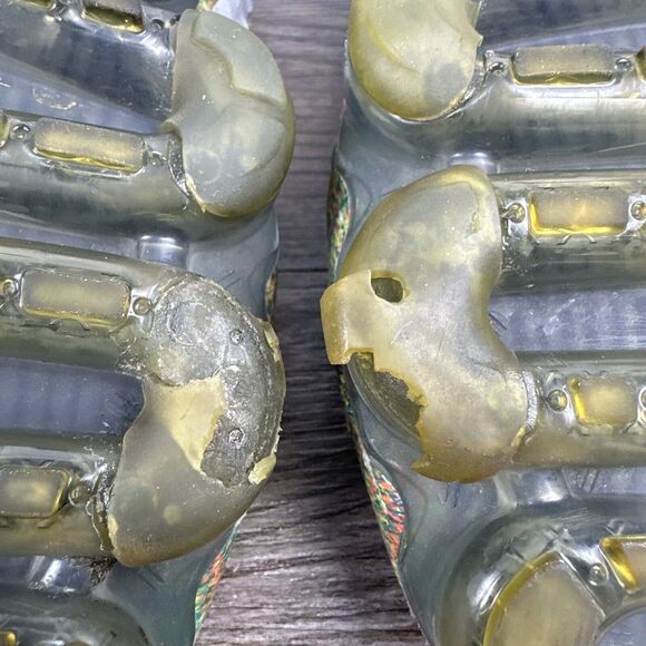 Nike Air Vapormax Flyknit Dark Grey Reflective‎ Silver Women’s Size 8 849557-019 - Picture 12 of 14